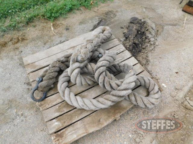 Heavy duty tow rope, 15'